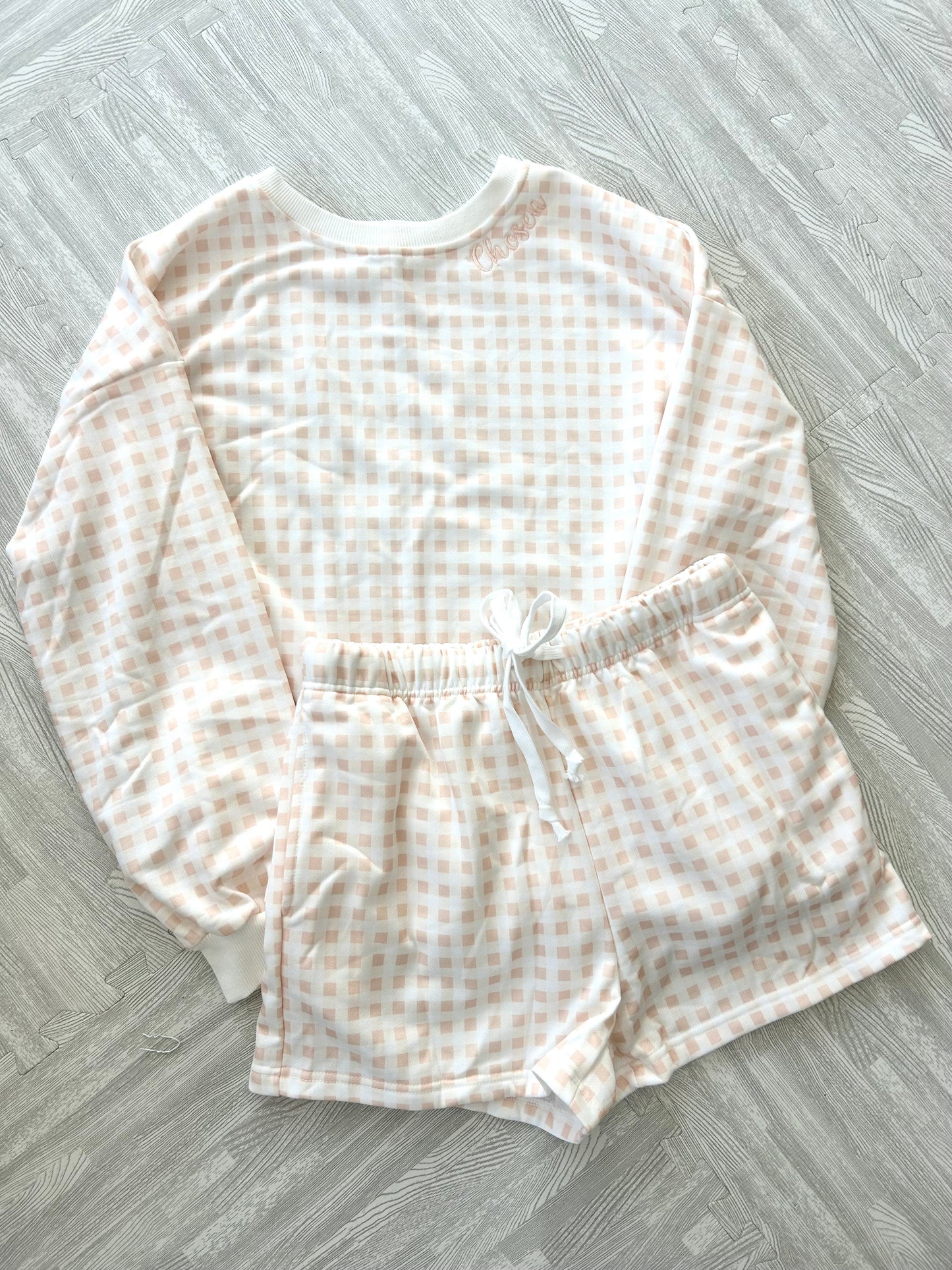 CHOSEN GINGHAM SET