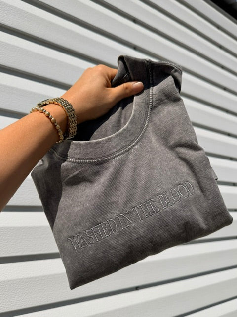 Acid Wash Statement Tee